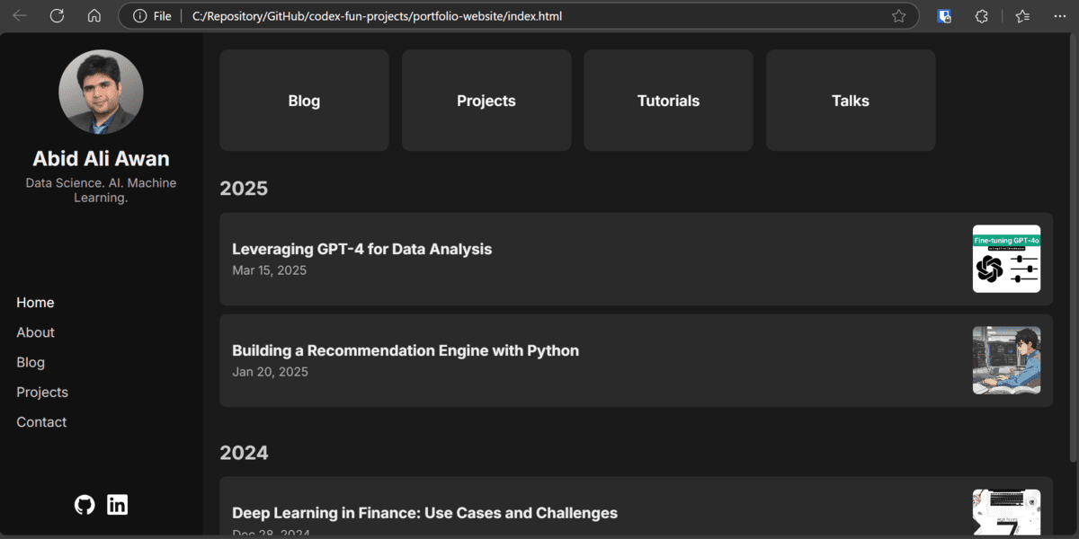 Building Fun Projects with OpenAI Codex