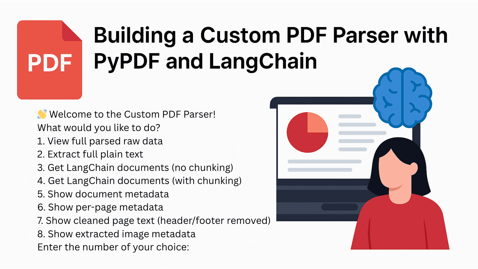 # 맞춤형 PDF 파서 구축하기: PyPDF와 LangChain 활용 가이드