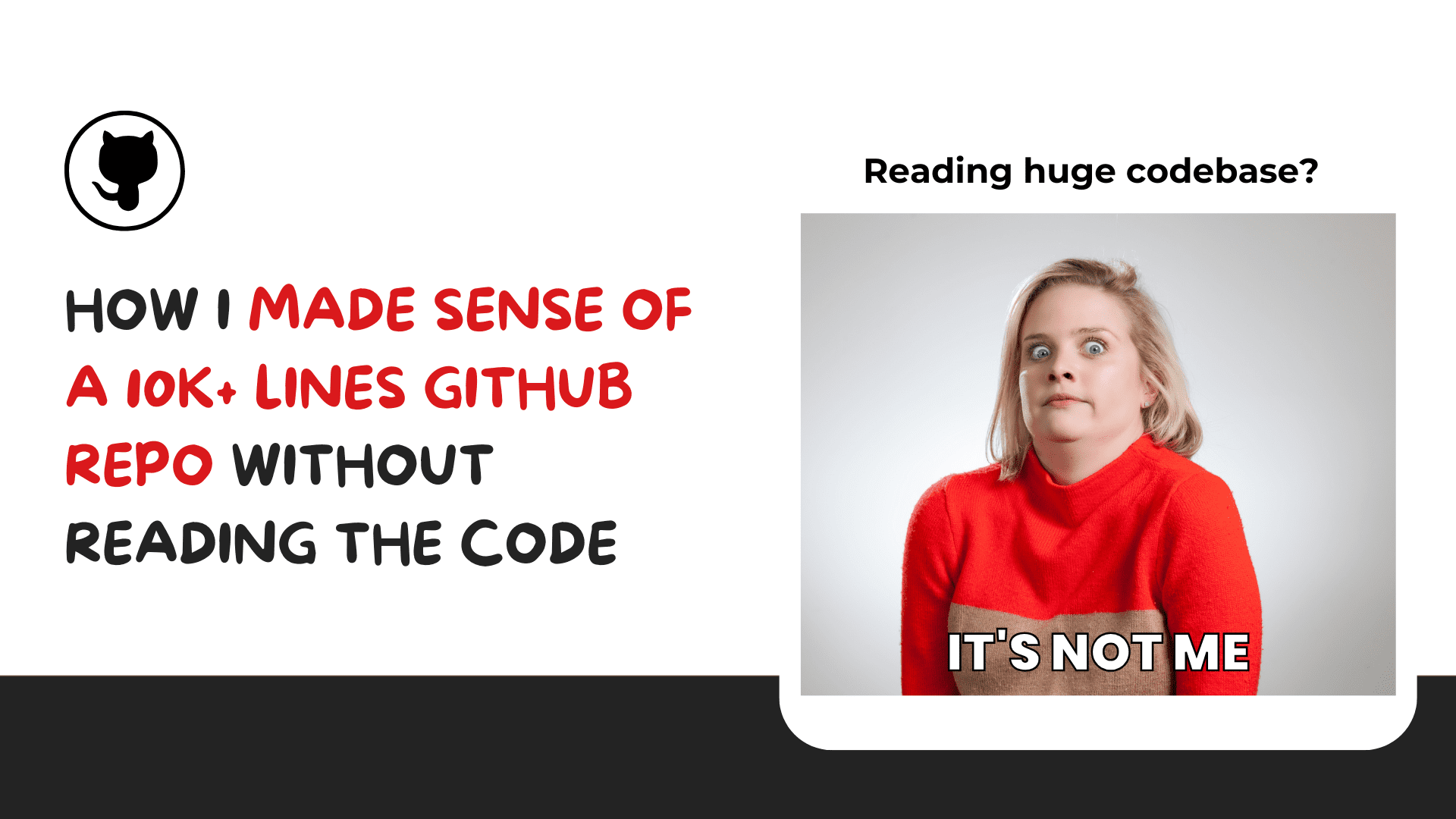 # 코드를 읽지 않고 10,000줄 이상의 GitHub 저장소 이해하기